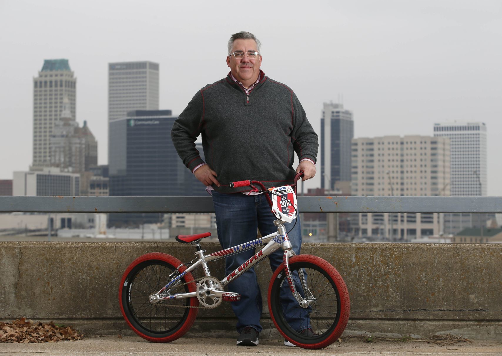 Rob Gardenhire, USA BMX's chief marketing officer in Tulsa